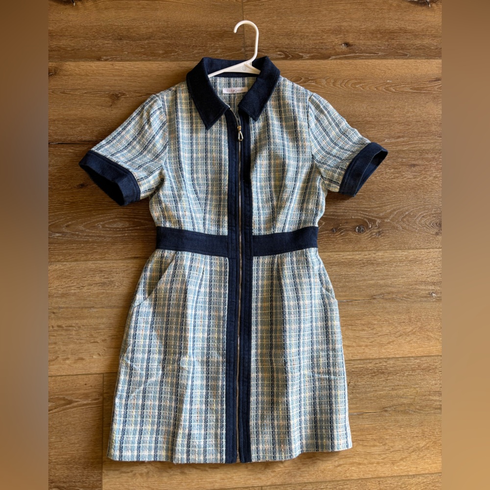 Collared mini dress